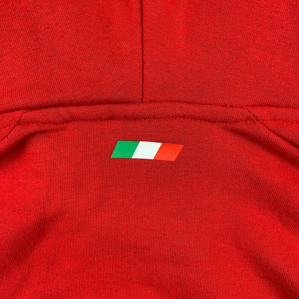 Puma Ferrari Men Sweater 2XL Red Hoodie Long Sleeve Big Logo Luxury Cars Italian - Picture 11 of 11